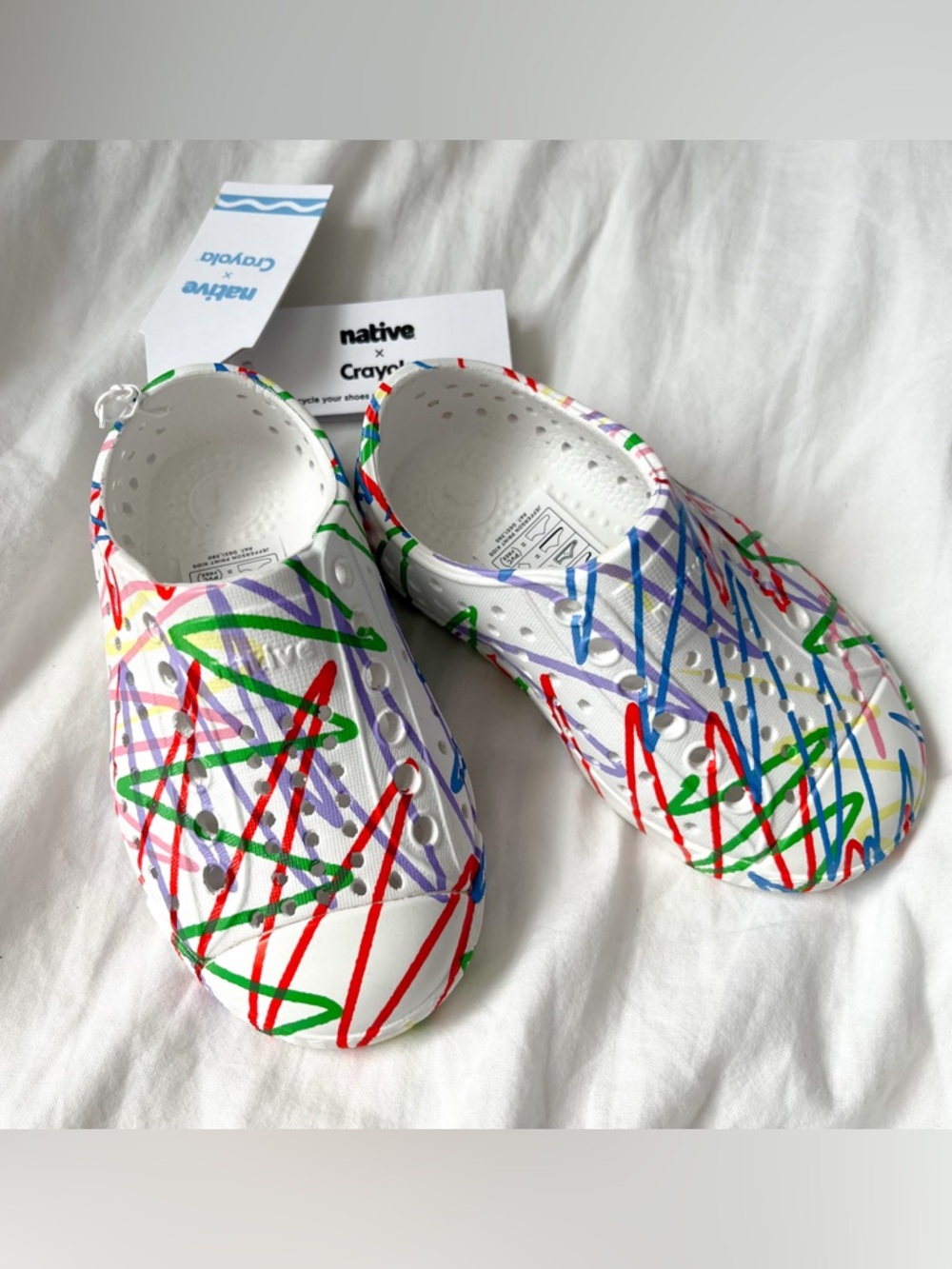 NEW - Native Shoes x Crayola - Toddler/Baby size C5